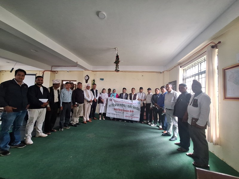 जनप्रतिनिधिहरूको क्षमता विकास वन वातावरण र वन उद्यम सम्बन्धी अभिमुखीकरण गोष्ठी सम्पन्न