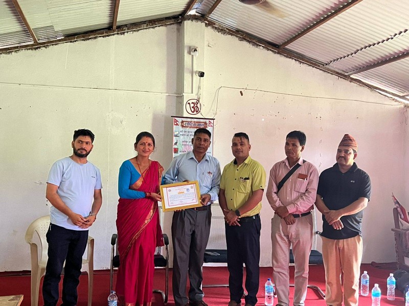 शान्तिनगरमा नवप्रवेशी शिक्षक मेन्टरिङ कार्यक्रम विधिवत समापन