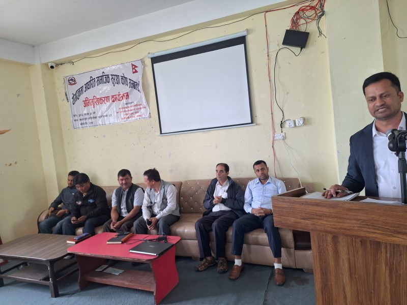 बंगलाचुलीमा योगदानमा आधारित सामाजिक सुरक्षा कोष सम्बन्धी अभिमुखीकरण कार्यक्रम सम्पन्न 
