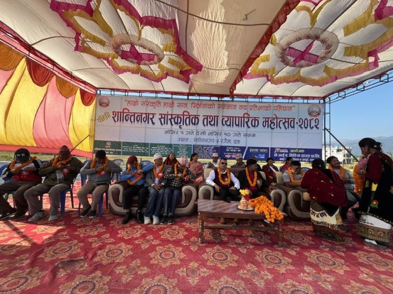 दाेस्राे शान्तिनगर महोत्सव पाच दिन थप