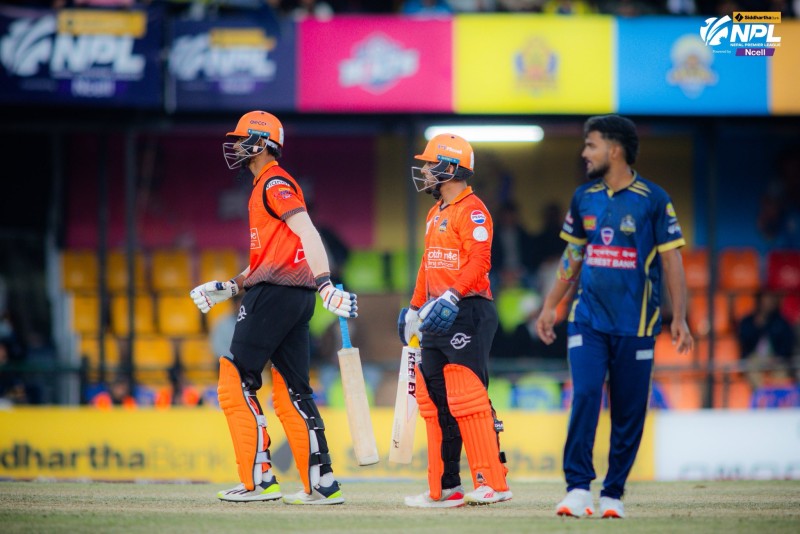 एनपीएलमा चितवन राइनोजले विराटनगरलाई दियो १७५ रनको विशाल लक्ष्य