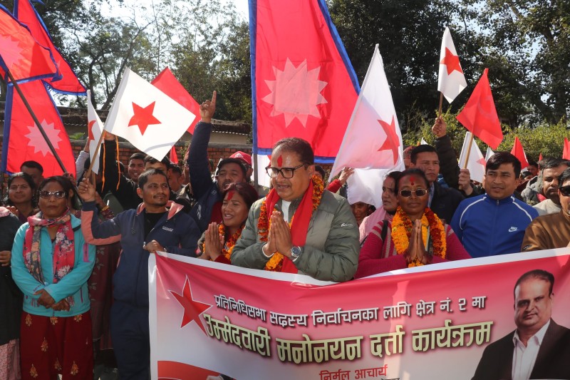 दाङको दीगो तथा सन्तुलित विकासका लागि मेरो उम्मेदवारी हो”– निर्मल आचार्य 