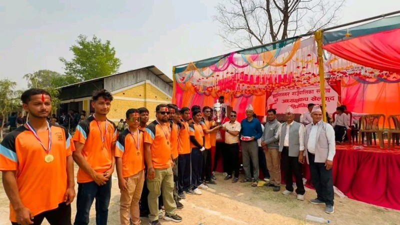 शान्तिनगरमा आठौँ अध्यक्षकप खेलकुद सम्पन्न: वडा नं. ३ भलिबल र फुटबलमा विजेता