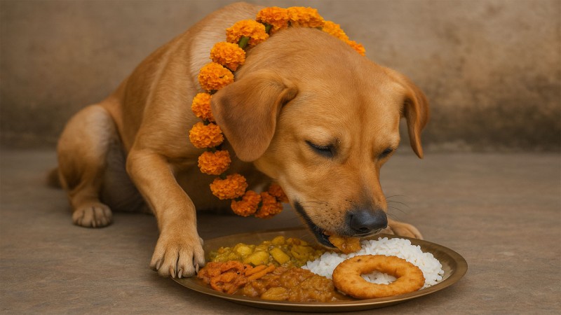 तिहारको तेस्रो दिन आज कुकुर तिहार