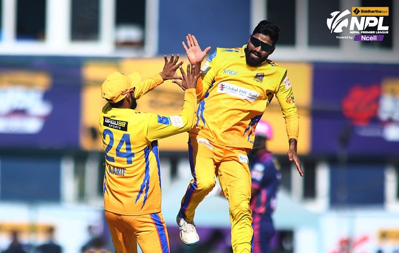 सुदूरपश्चिम रोयल्सले जनकपुर बोल्ट्समाथि ८ विकेटको  शानदार जित