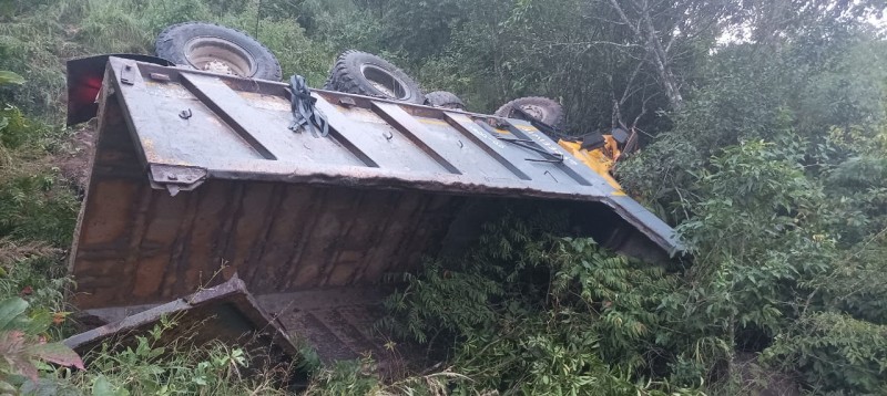 दाङको बंगलाचुलीमा टिपर दुर्घटना हुँदा चालकको मृत्यु