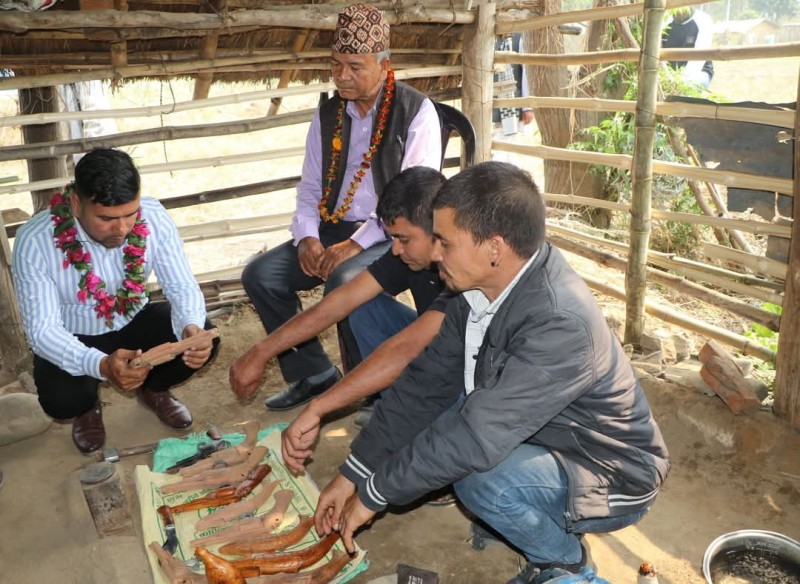 राप्तीमा आरन पेशा संरक्षणका लागि दुई महिने तालिम सुरु