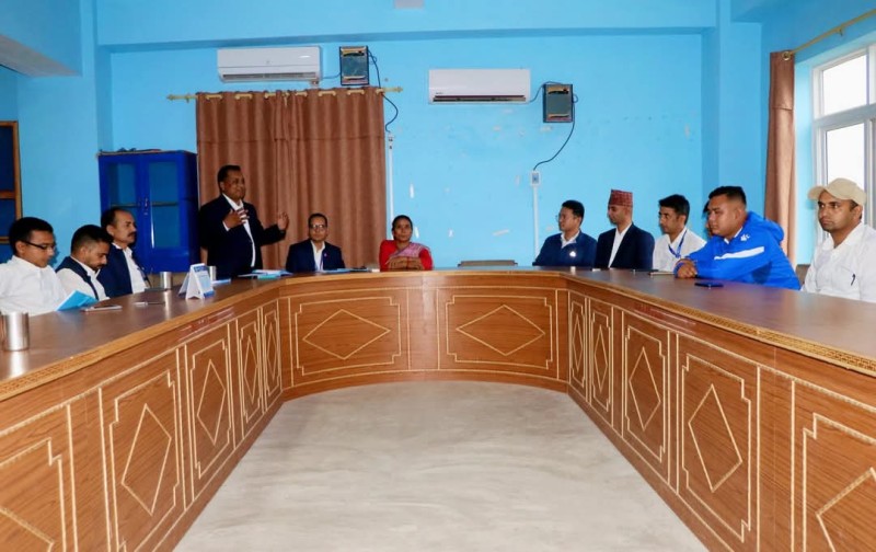 राप्ती गाउँपालिकामा नयाँ वर्षको अवसरमा शुभकामना आदानप्रदान कार्यक्रम