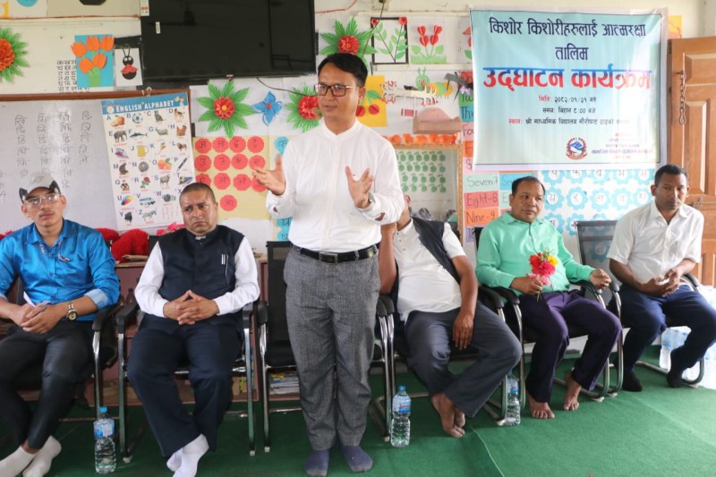 राप्तीमा किशोरीहरूका लागि आत्मरक्षा तालिम सुरु