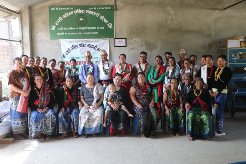 राप्ती महिला श्रमिक सहकारी संस्थाको प्रथम साधारण सभा सम्पन्न
