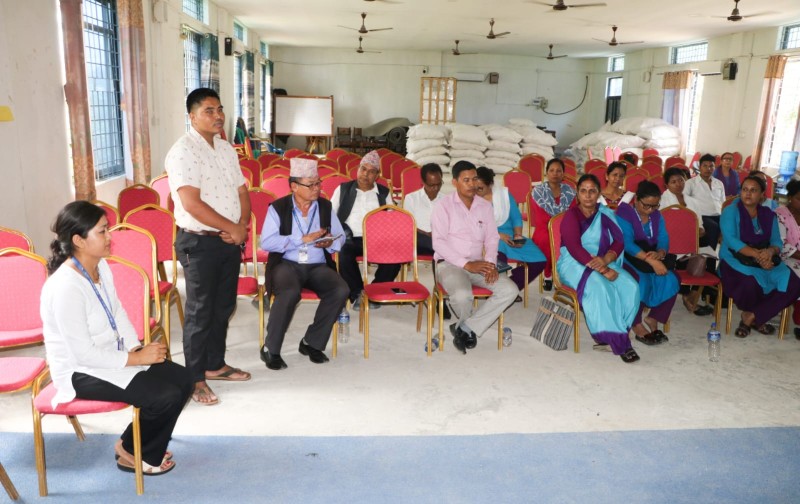 राप्ती गाउँपालिकामा शून्य होम डेलिभरीसम्बन्धी एकदिने अभिमुखीकरण कार्यक्रम सम्पन्न