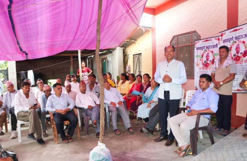 नेकपा (माओवादी केन्द्र) राप्तीद्वारा टेकबहादुर रावतको सम्झनामा श्रद्धाञ्जली सभा सम्पन्न