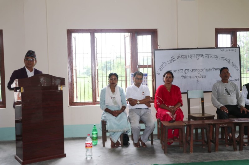 महिला सशक्तीकरणका लागि सीपमूलक तालिम आवश्यक : अध्यक्ष विष्ट