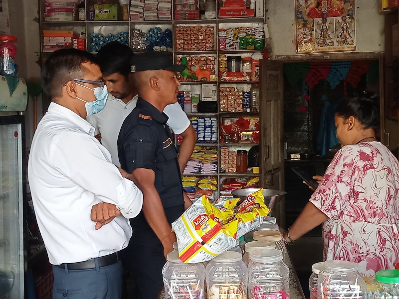 राप्ती गाउँपालिकाद्वारा चार्डपर्व लक्षित बजार अनुगमन