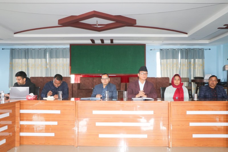 राप्ती गाउँपालिकामा सरसफाइ व्यवस्थापन र एमसिए परियोजनाबारे सर्वदलीय छलफल