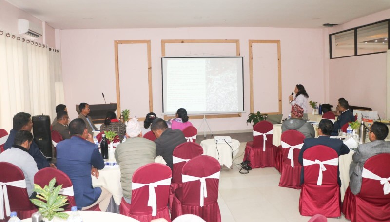 जलवायु संवेदनशीलता तथा जोखिम मूल्यांकन सम्बन्धी दुईदिने तालिम भालुबाङमा सुरु