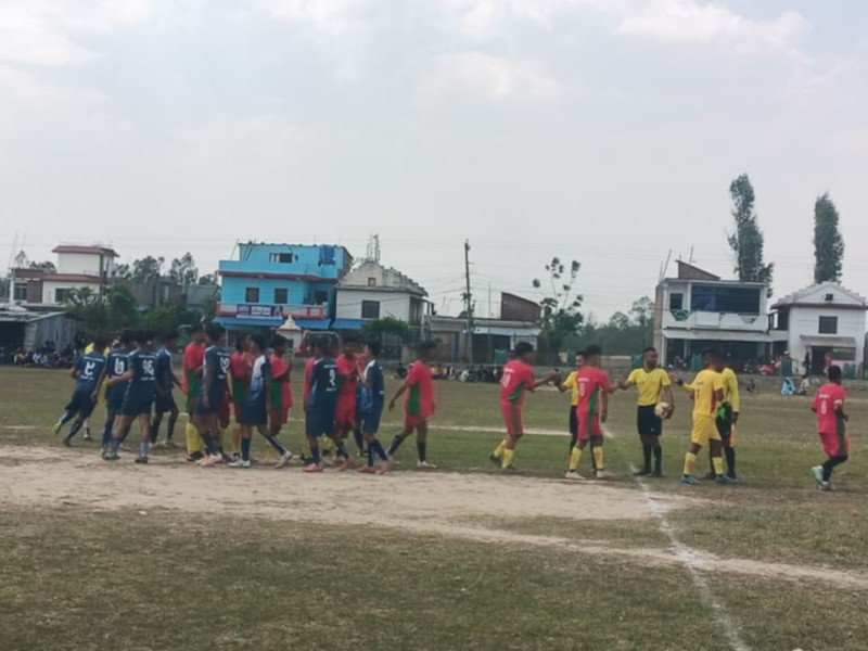 दंगीशरणमा जारी अध्यक्षकप खेलकुद फाइनलमा प्रबेश 