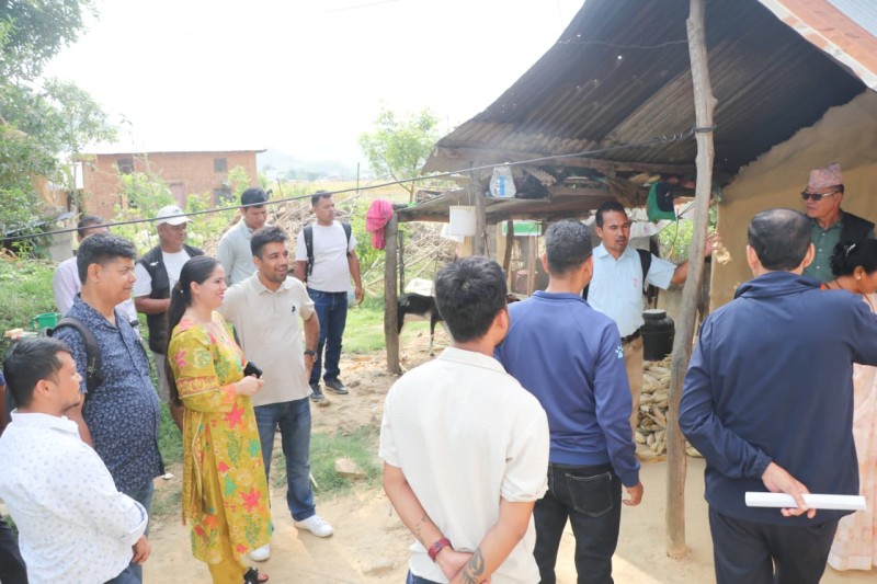राप्तीमा पोषण र खाद्य सुरक्षाका कार्यक्रम प्रभावकारी, अध्यक्ष विष्टद्वारा अनुगमन