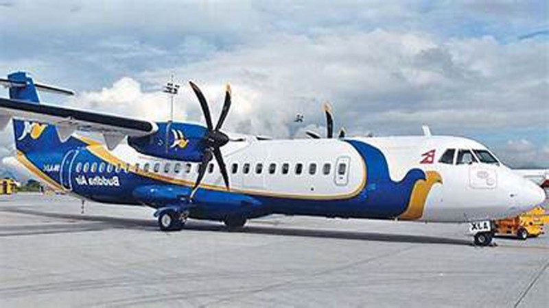 बुद्ध एयरको विमान भद्रपुर विमानस्थलको रन-वेबाट चिप्लियो