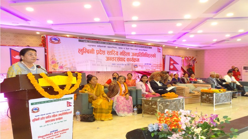 दिवा खाजा कार्यक्रम प्रभावकारी बनाउनुपर्ने आवश्यकताः पूर्व राष्ट्रपति भण्डारी
