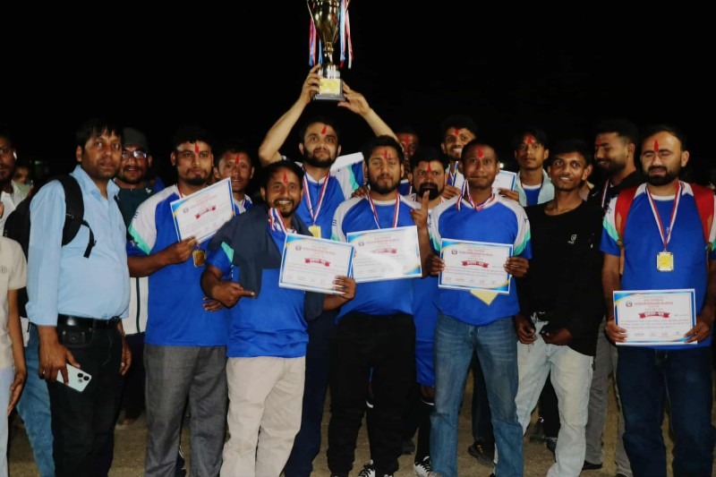 गढवा स्थापना दिवसमा पालिका स्तरीय खेलकुद प्रतियोगिता सम्पन्न