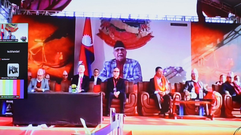 शीघ्र विकास र सुशासनका लागि सरकार तल्लीन : प्रधानमन्त्री  ओली