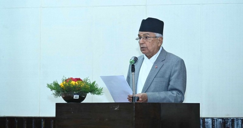 स्वतन्त्र प्रेसले मात्र लोकतन्त्र सुदृढ हुन्छ : राष्ट्रपति रामचन्द्र पौडेल