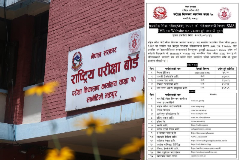 एसईई २०८१ को नतिजा सार्वजनिक, मोबाइल र वेबसाइटबाट यसरी हेर्नुहोस्